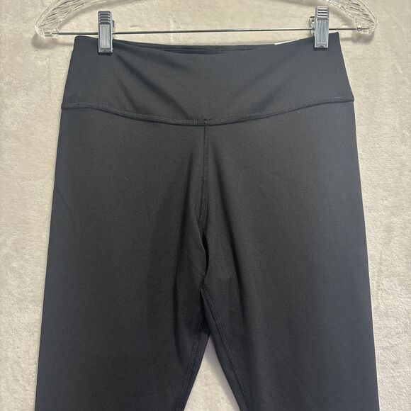 Nike One Swoosh Dri-Fit 7/8 Mid Rise Leggings Women's Medium Activewear Black - Picture 2 of 13